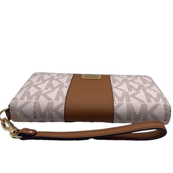 NWT Michael Kors Jet Set Long Multifunction Phone Case Wallet Wristlet - Picture 4 of 11